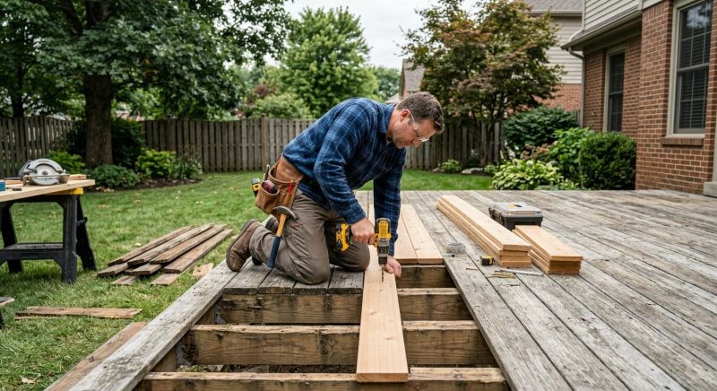 Deck Column Repair in Redmond, WA